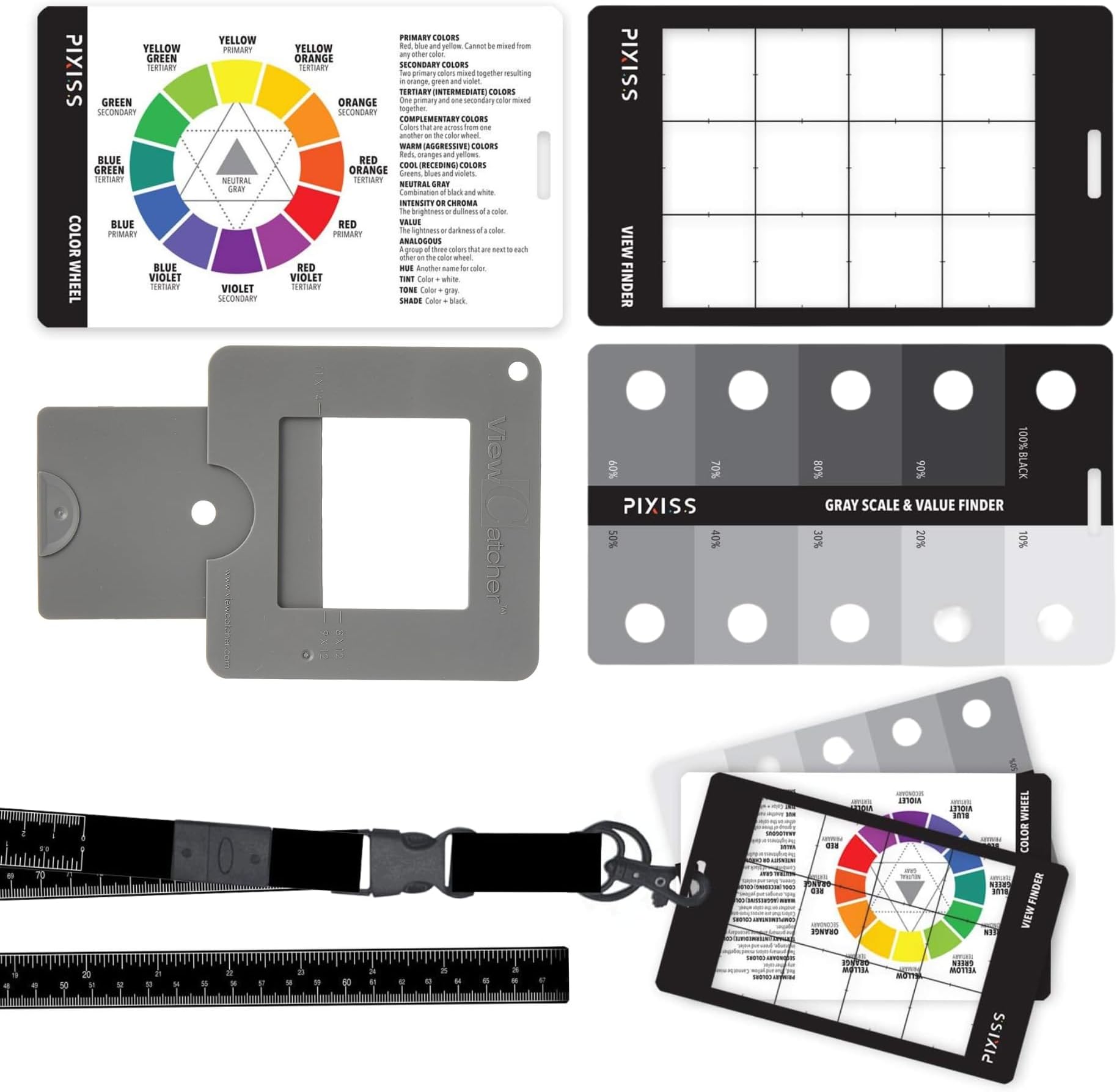 Amazon.com : Artist Viewfinder and Color Checker Passport with Lanyard ...