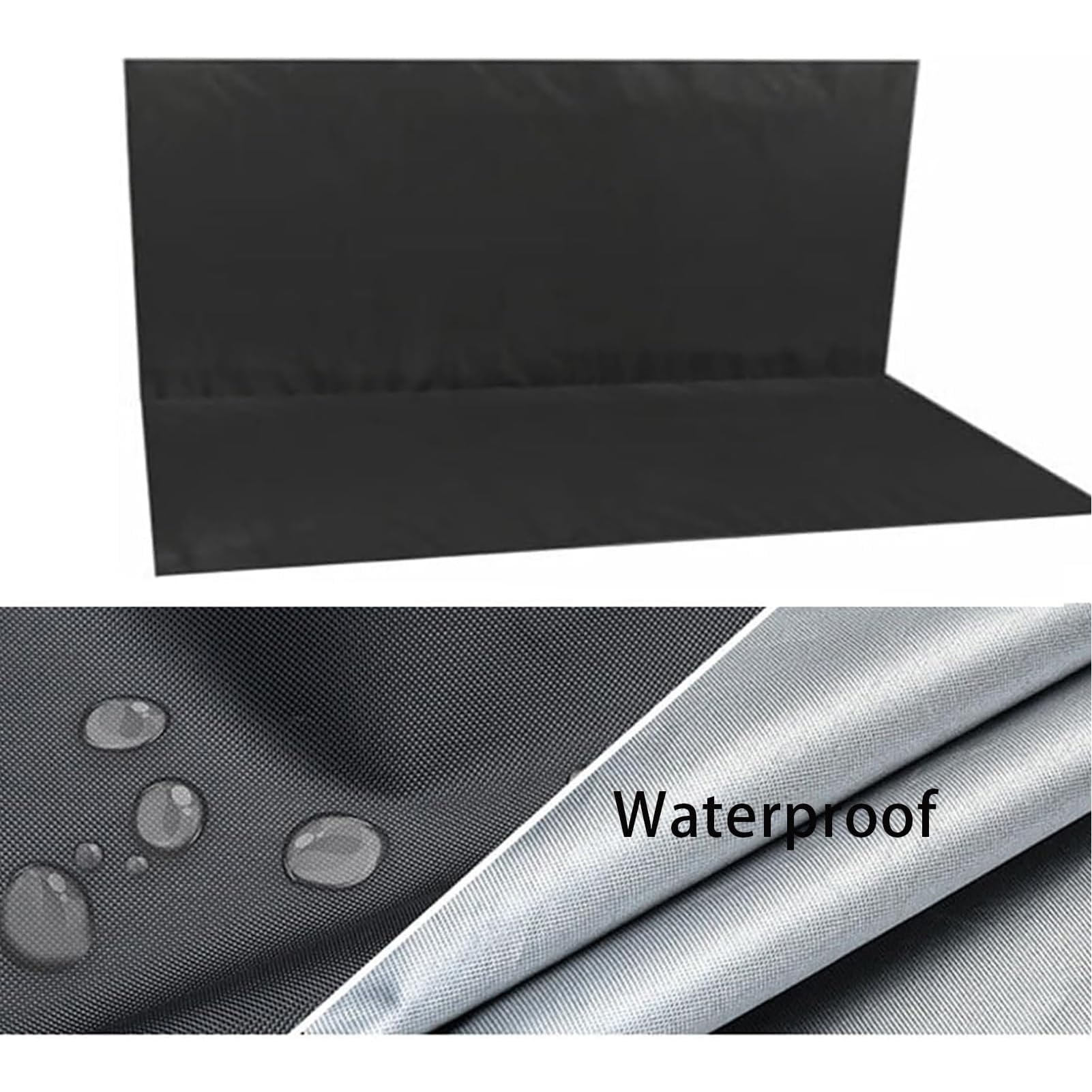Funda de Repuesto para Asiento de Columpio de jardín,Tela Oxford 600D,Impermeable protección UV Recambio Tela Asiento Balancin Jardín 2 y 3 Plazas,Dark Green,63 * 22.8 * 22.8in