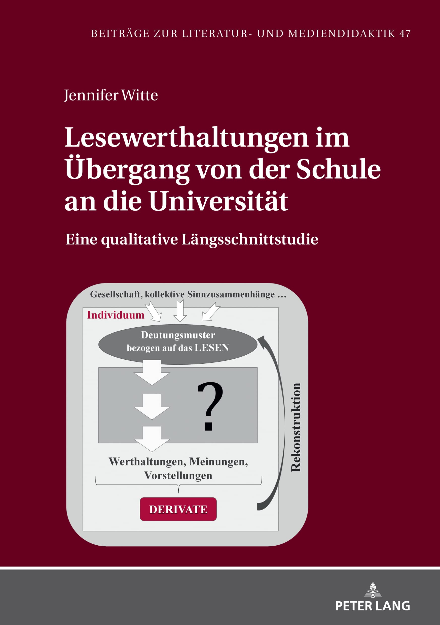Lesewerthaltungen im Uebergang von der Schule an die Universitaet: Eine qualitative Laengsschnittstudie (German Edition)