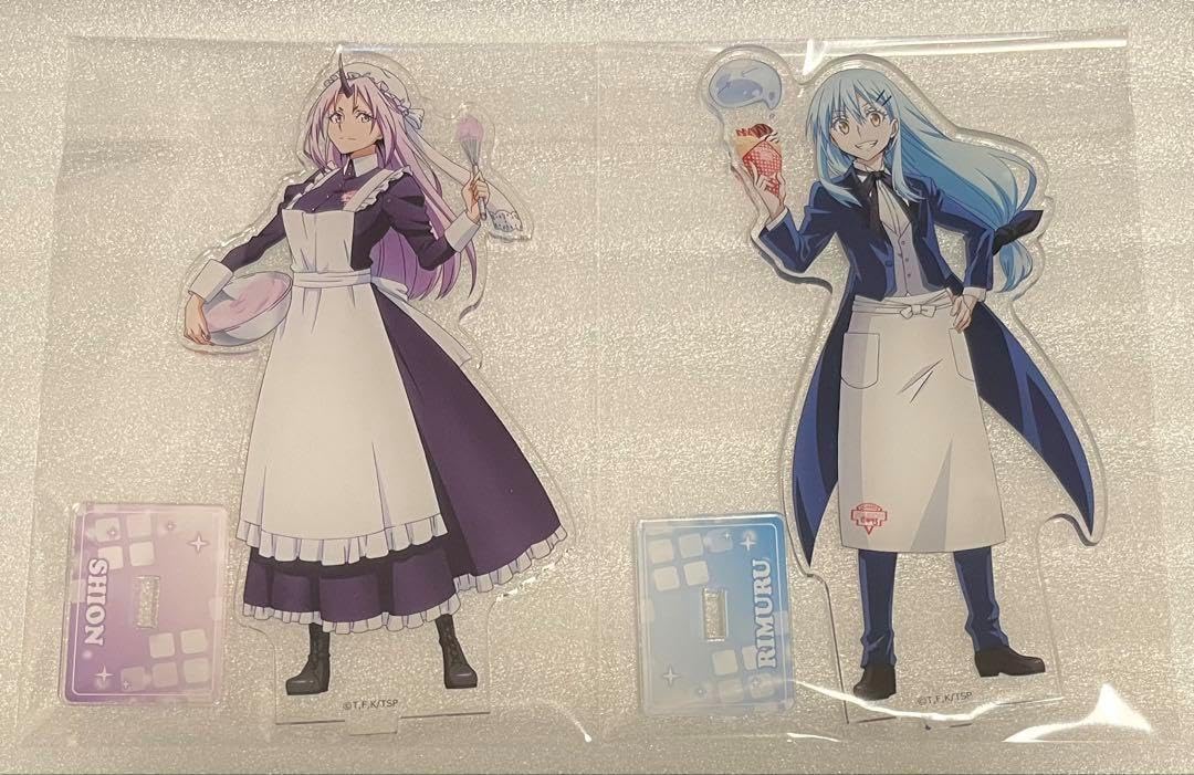 転生したらスライムだった件 マリオンクレープ アクリルスタンド リムル 転スラ マリオンクレープ コラボ アクスタ リムル シオン セット 転