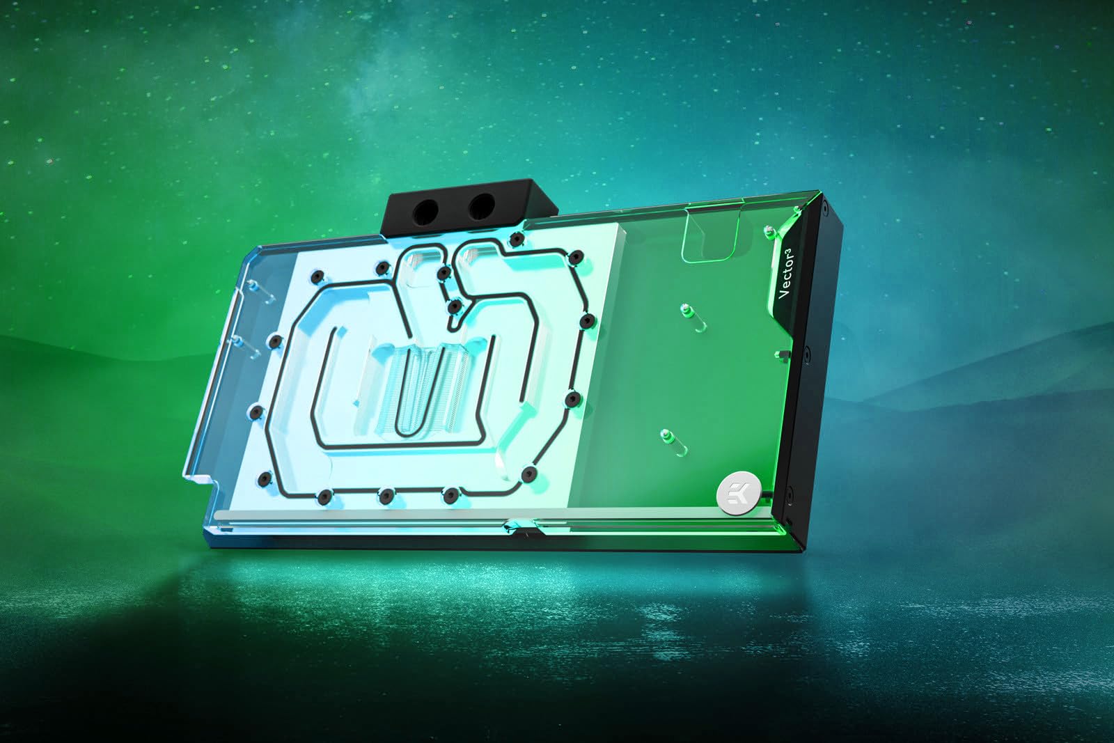 EK -Quantum Vector³ TUF RTX 5090 - Bloque de agua, tapa de plexiglás acrílico, cobre niquelado, D-RGB direccionable, para ASUS TUF Gaming GeForce RTX 5090