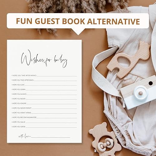 Miniatura 5 de Predicciones y tarjetas de consejos para actividades de juegos de baby shower, deseos para bebés, consejos para nuevos padres  30 tarjetas gruesas