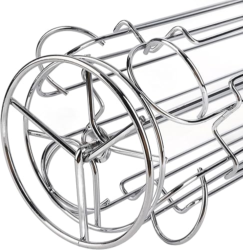 Miniatura 8 de Soporte para cápsulas de café, soporte giratorio giratorio para cápsulas de café, organizador de cápsulas de café para Dolce Gusto Smooth Silver