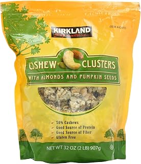 Signature's Cashew Cluster With Almonds & Pumpkin Seeds, 32 Oz, Set of 3