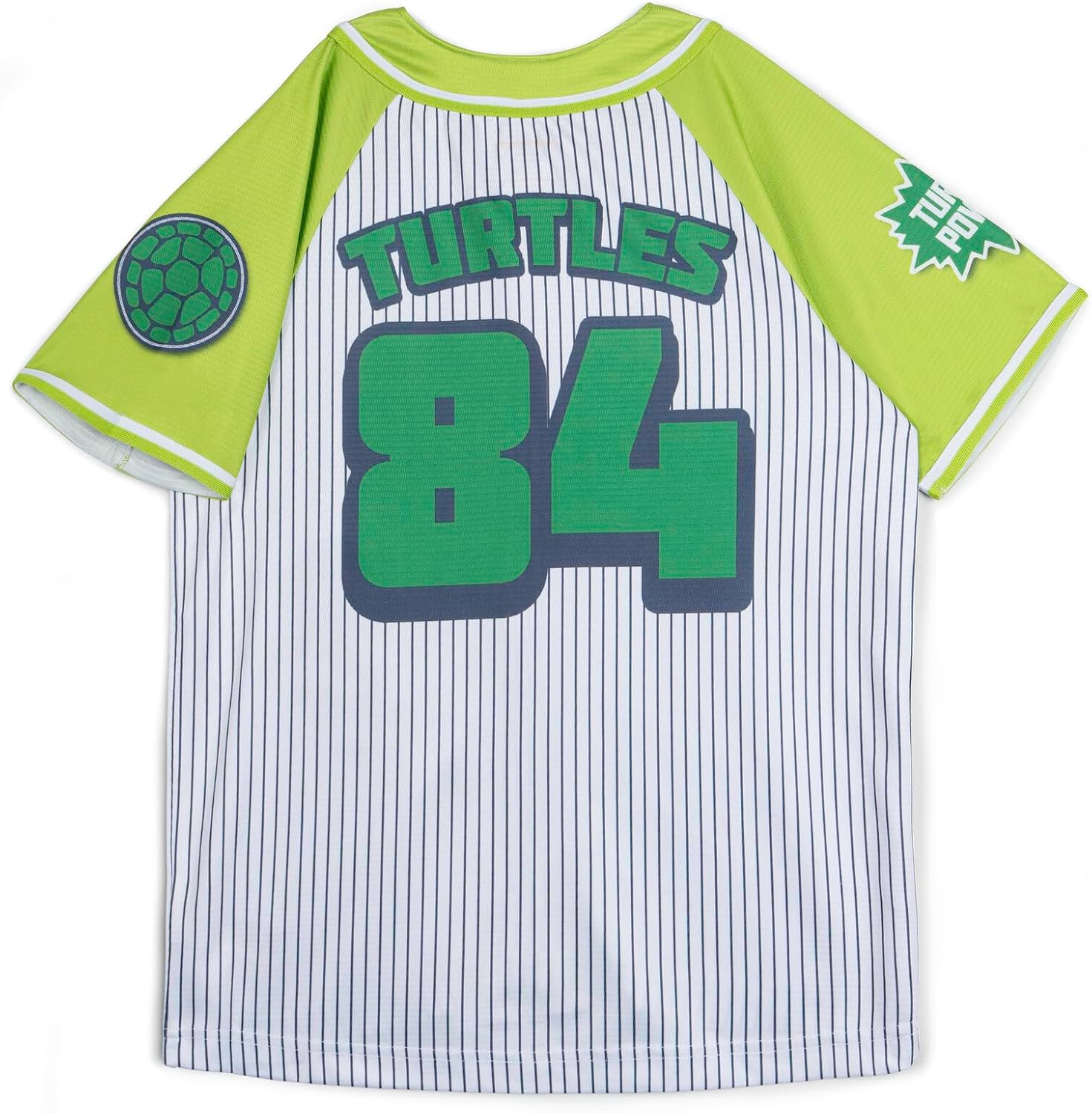 Teenage Mutant Ninja Turtles Mesh Baseball Jersey Button Down Shirt Toddler to Big Kid Sizes (2T - 18-20)