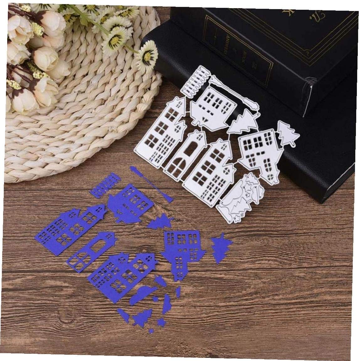 HINAA Dies Voor Kaart Maken Polka Dot Metalen Snijden Diy Craft Scrapbooking Album Kerst Bubble Spotty Lijn Die Cutters Embossing Stencils Levert 3564395627