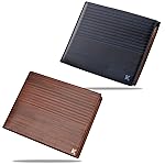 Kraptick Fueradnni Men’s Slim Wallet, Bifold Wallet, Cardholder Wallet for Office, Travel, Fashion with Compact and Portable Design, Unisex Design Wallet (Combo of – 2) Light Coffee & Dark Blue