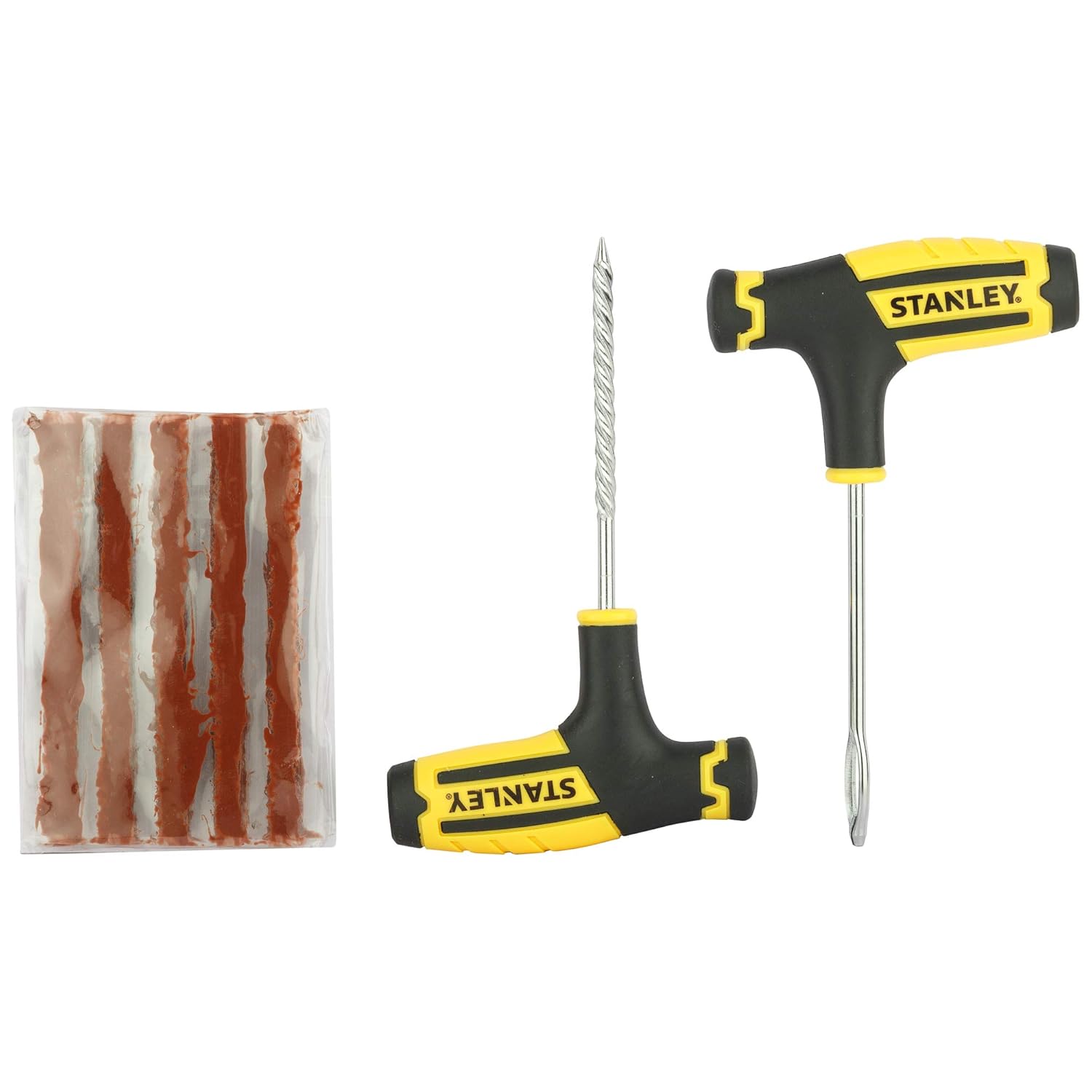 STANLEY STHT808910 Flat Tubeless Tyre Repair Kit for Cars and Bikes