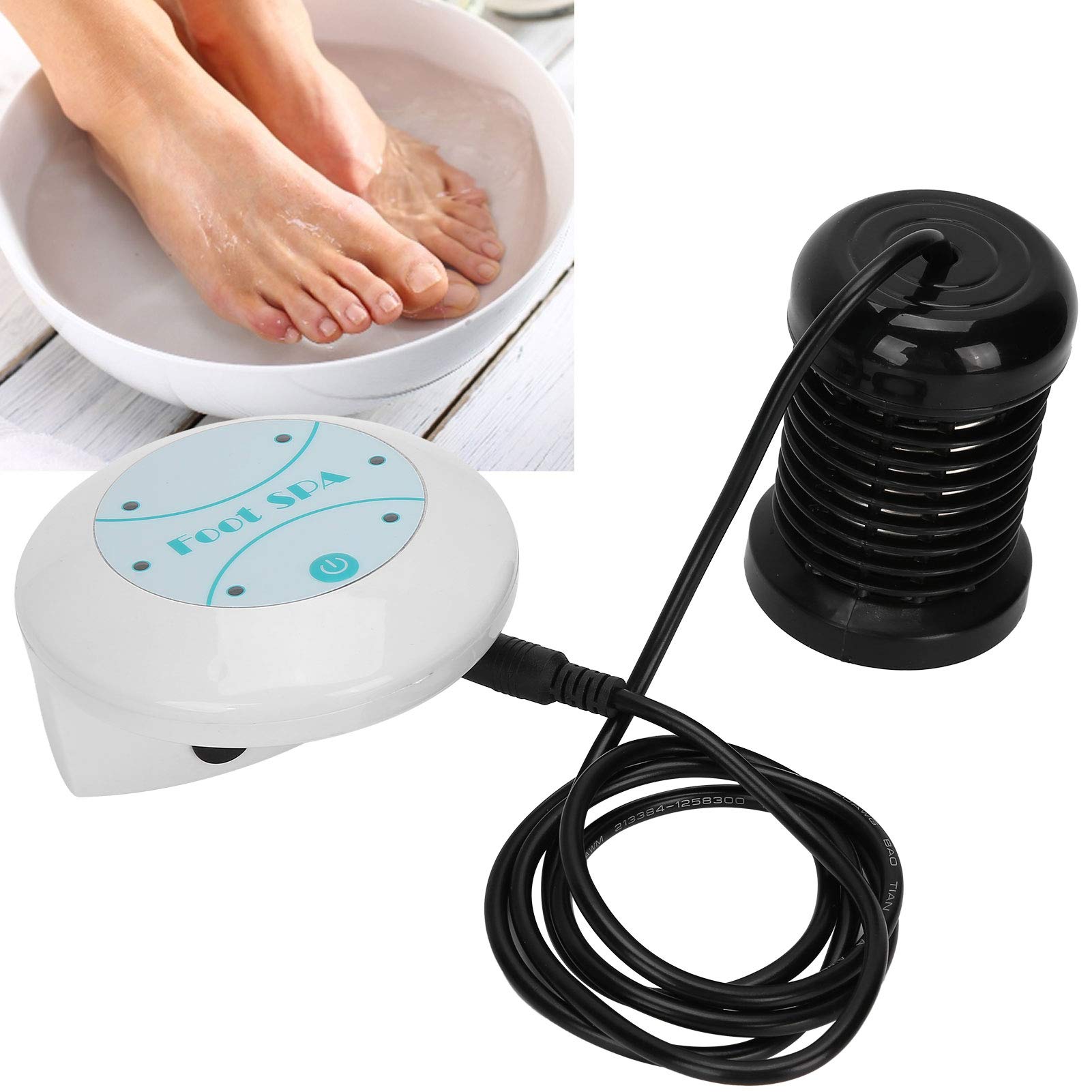 YUYTE Máquina de Desintoxicación de Pies, Masajeador de Baño de SPA de Pies Iónico, Desintoxicación, Masaje de Pies, Matraz Iónico Aqua SPA, Cuidado de la Salud, (1)