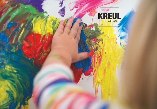 Foto 4 de 8 de KREUL Mucki - Pinturas para dedos, color azul claro