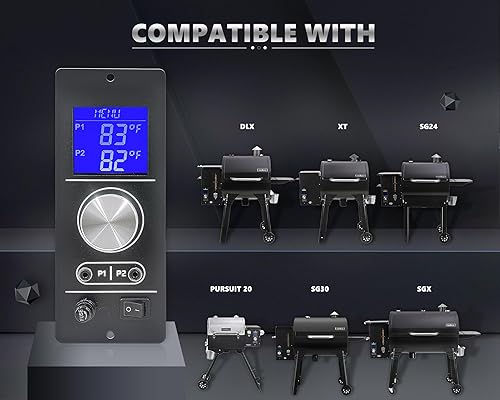 Miniatura 2 de Reemplazo del controlador PID sin WiFi de ajuste retro Gen 2 para parrilla de pellets Camp Chef y ahumador (PG24-82) modelos de SGGSG 30, SGX, DLX,