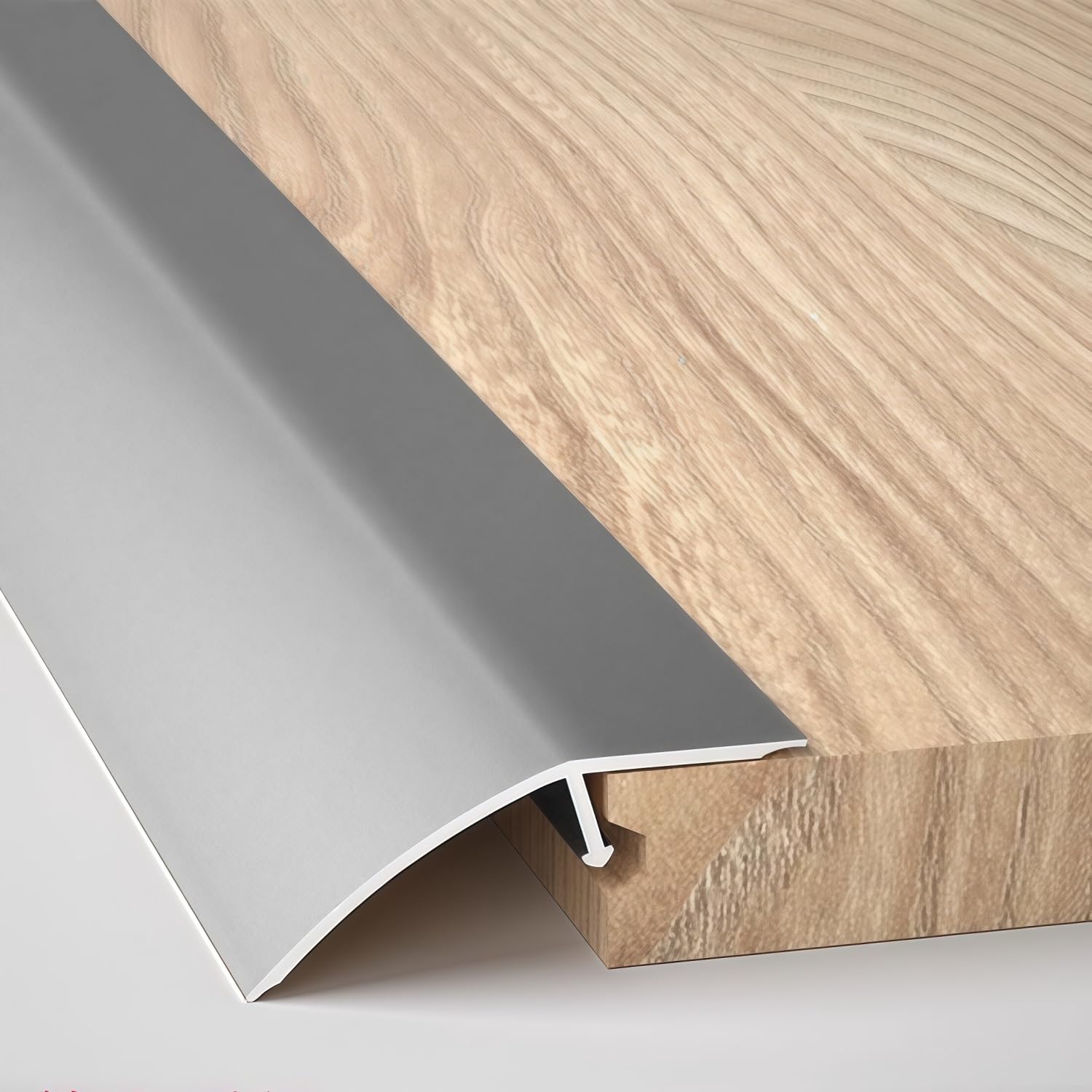 Tira de umbral de aluminio 52 mm moldura reductora de suelo de puerta