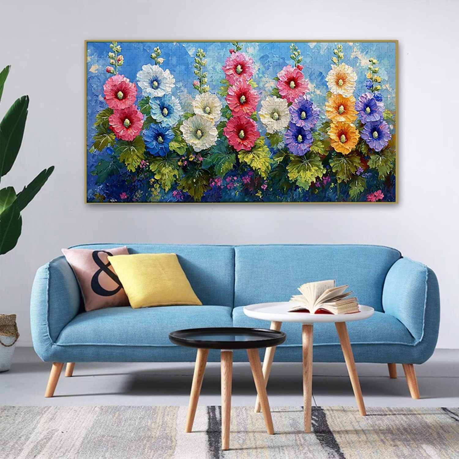 Puzzle para Adultos 1692 Piezas, Primavera de Flores Puzzle, Difícil, Desafiante, Rompecabezas Encajan Perfectamente, Letras en la Parte Posterior, Regalo para Personas Mayores (179x31cm) v-432