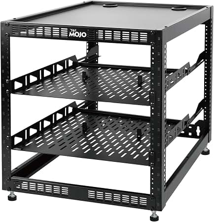 Amazon.com: AxcessAbles 12U Open Frame Network & AV Rack with