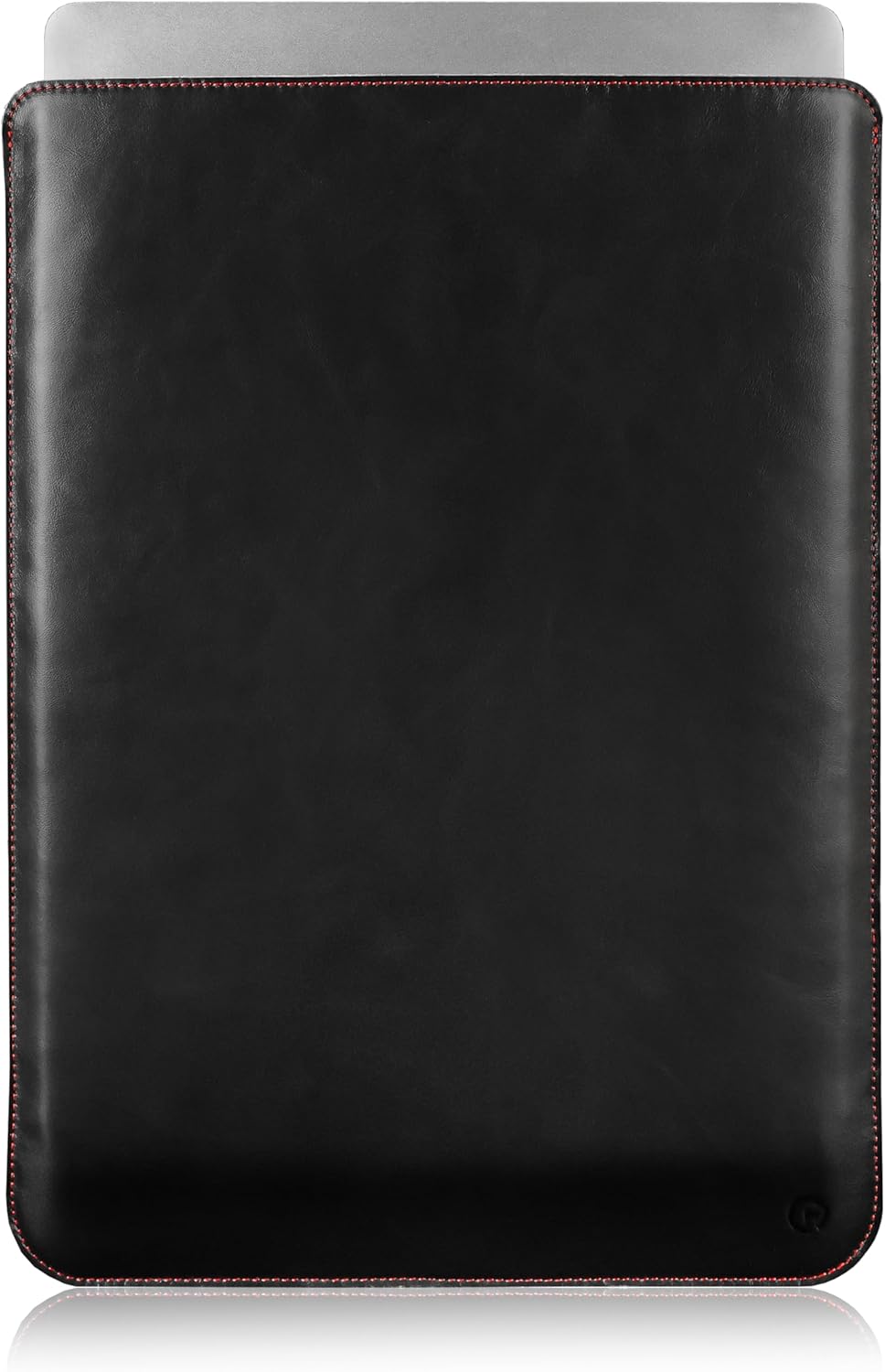 Casemade Real Leather Laptop Sleeve for MacBook Pro & Air Fits 13, 14, 15 & 16 Inch - Genuine Full Grain Leather with Soft Wool Lining (14-inch Pro M1/M2/M3/M4/M5)