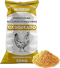 Casqueado Laying Hens Feed, 30 kg Sack | Feed of 1º Quality, Rich in Nutrients and Properties | Packaging May Vary (1 Sack)