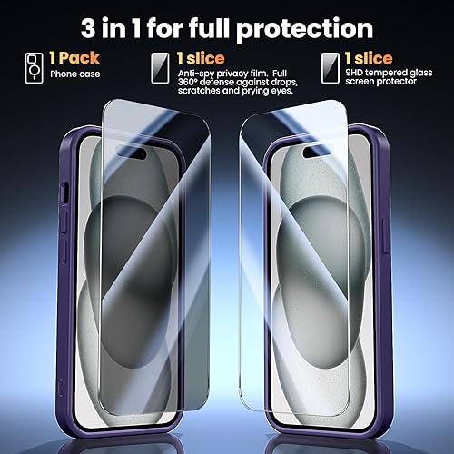 Miniatura 9 de Gyizho Funda magnética diseñada para iPhone 11 Pro Max, probada en caídas de grado militar compatible con MagSafe Funda protectora delgada