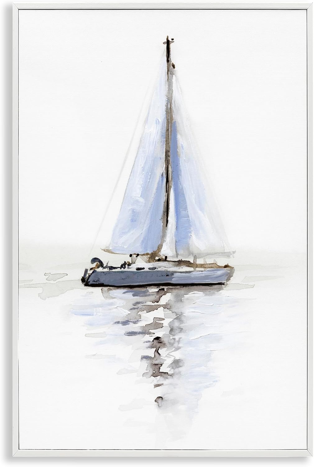 Stupell Industries Reflective Beach Sails Framed Giclee Art Design by Victoria Barnes