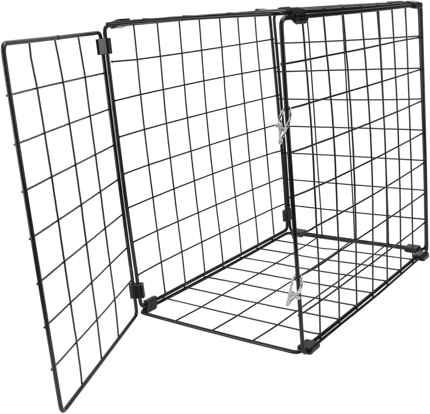 Folding Pet Car Cage Cat Kennel Cat Carrier Supplies Iron Pet Cage Enclosure for Under