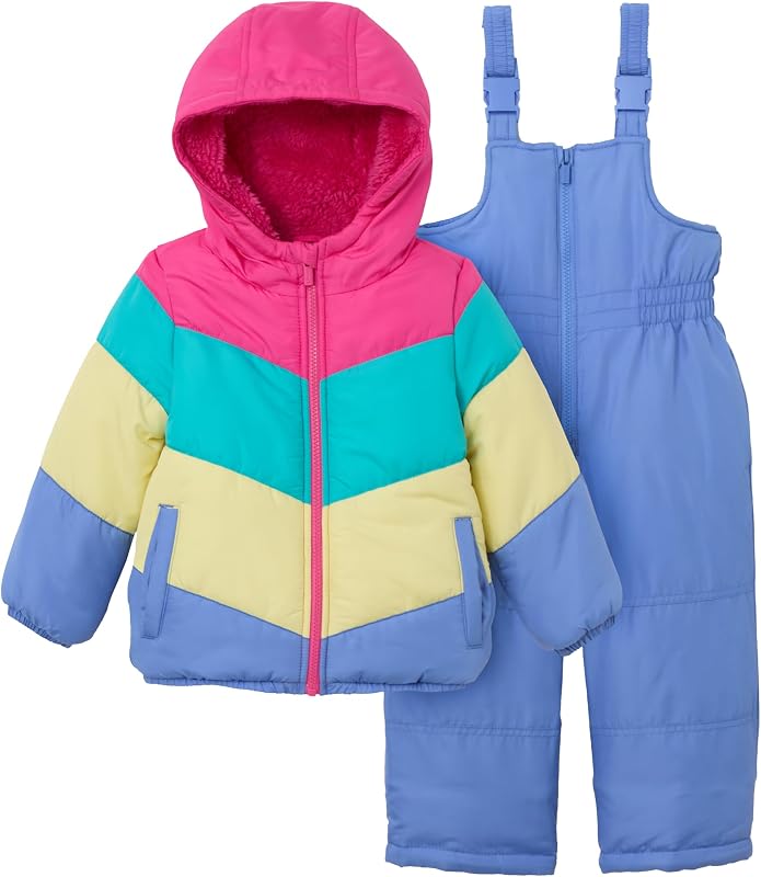 Carter's Girls' Snowbows 2-piece Snow Set Winter Jacket and Snow Bib