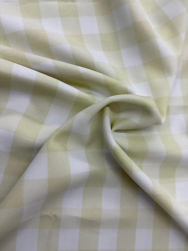 Miniatura 7 de Tela de Polipopelina a Cuadros Vichy de 1" por Yarda - 60 Pulgadas de Ancho para Costura, Acolchado, Manteles, Cortinas, Ropa, Manualidades