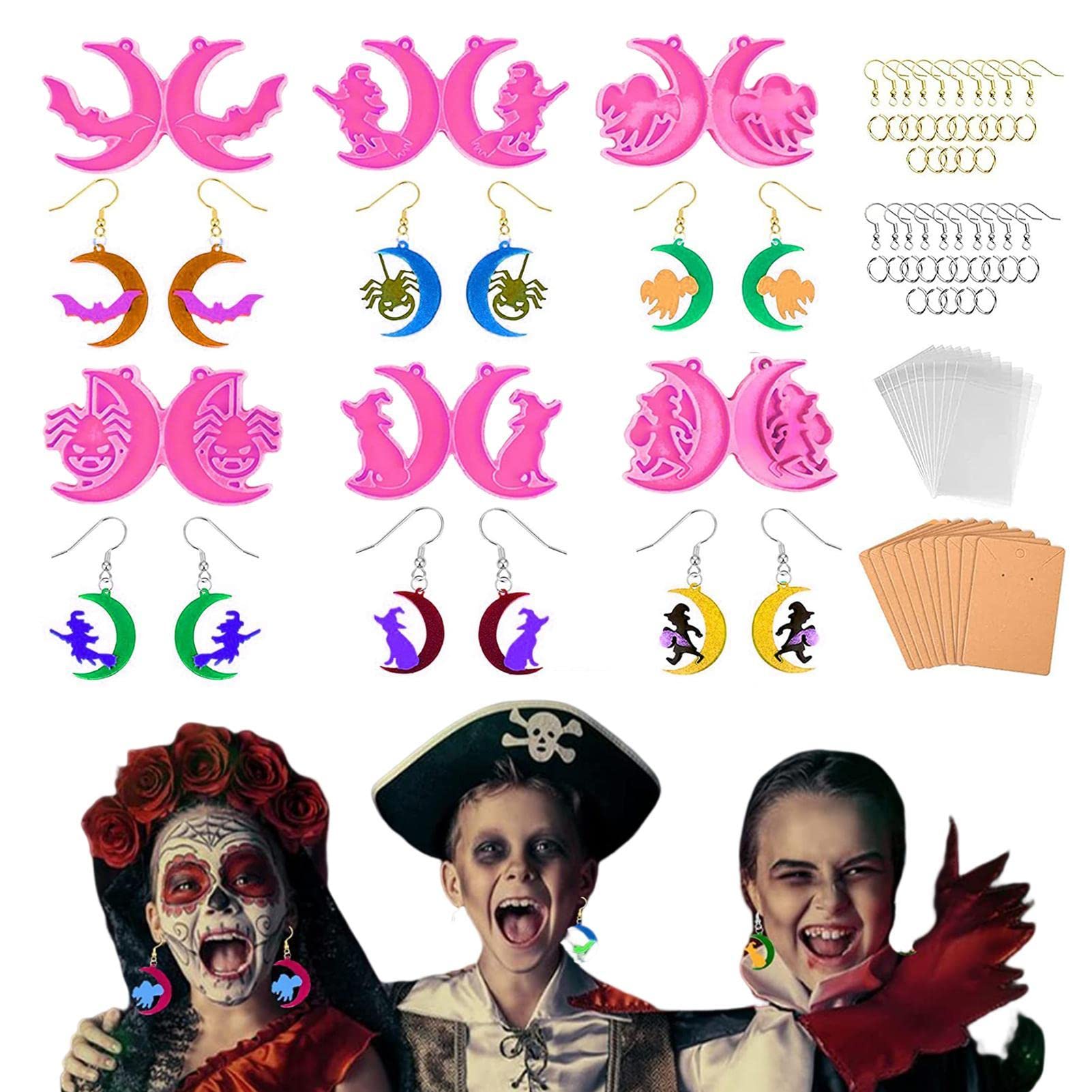 Boucles d'oreilles fantôme pour Halloween : créez vos porte-clés et colliers