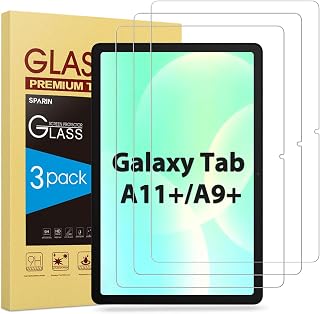 SPARIN Panzer Schutz Glas für Samsung Galaxy Tab A11+/A9+ 11“ 2025/2023