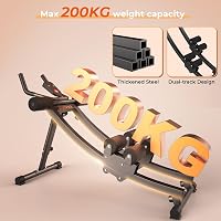 Bonvork 200 kg Összecsukható Hasizom Tréner Otthoni Edzéshez 2