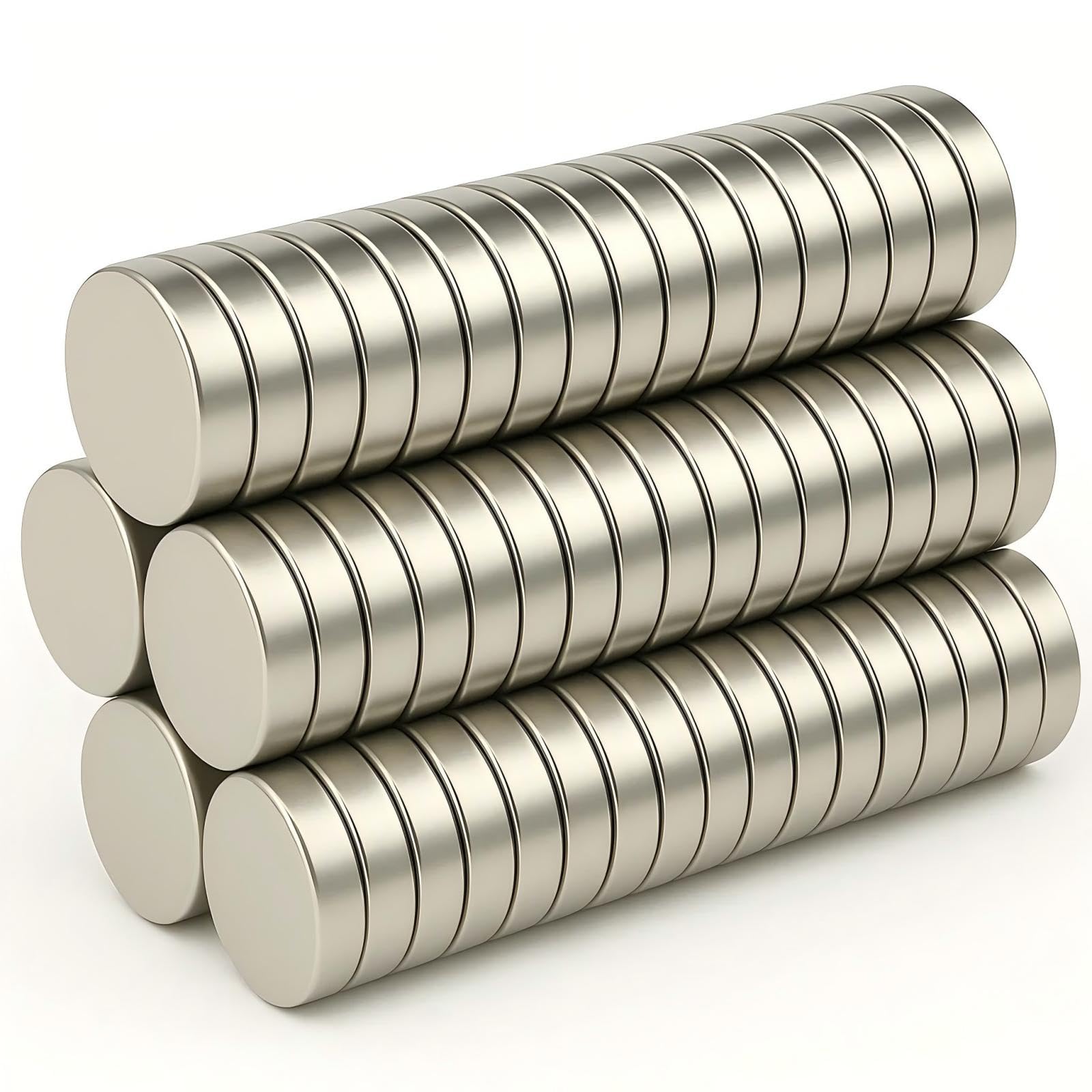 Magneti per stecche colletto in metallo 10×2 mm, potenti magnetiche confezione regalo