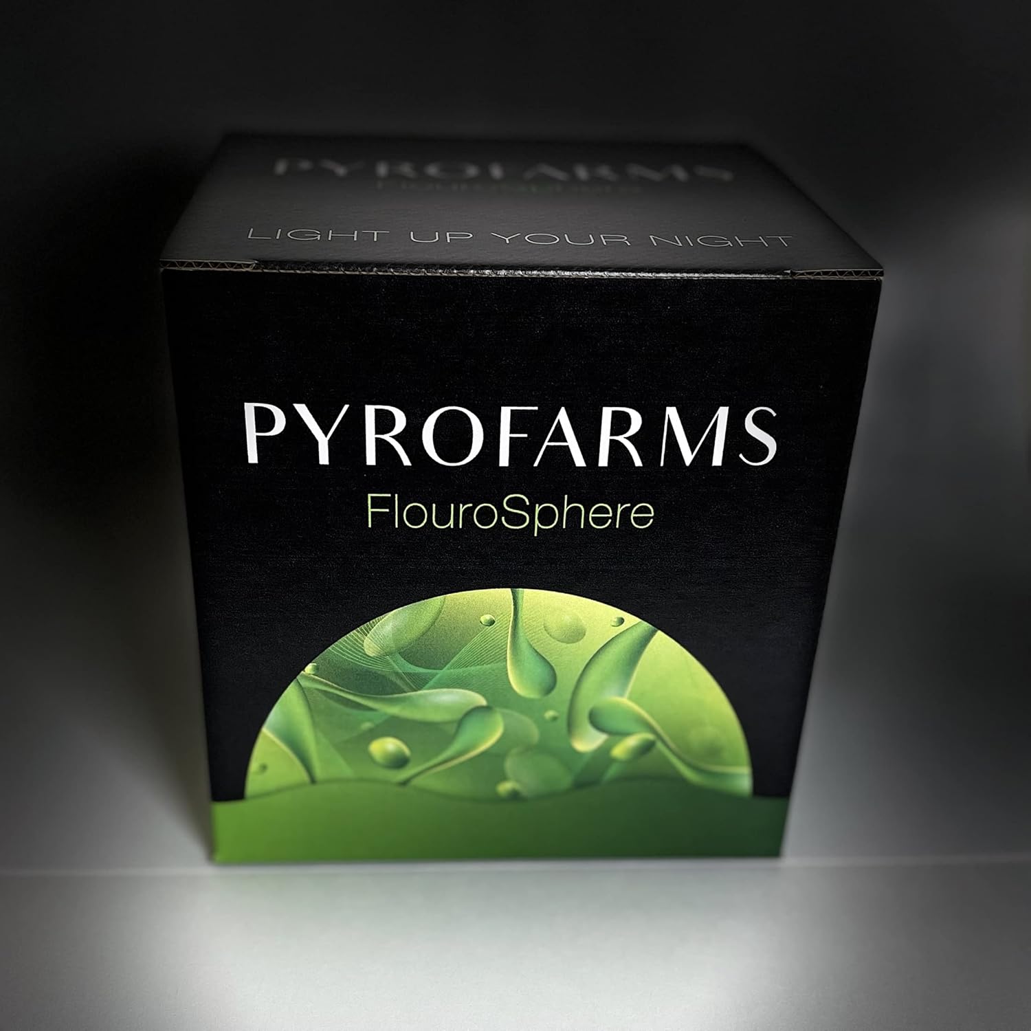 The FluoroSphere Next gen Lava lamp - A Fluorescent Light Show with Colorful FluoroGel