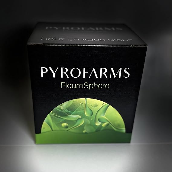 The FluoroSphere Next gen Lava lamp - A Fluorescent Light Show with Colorful FluoroGel