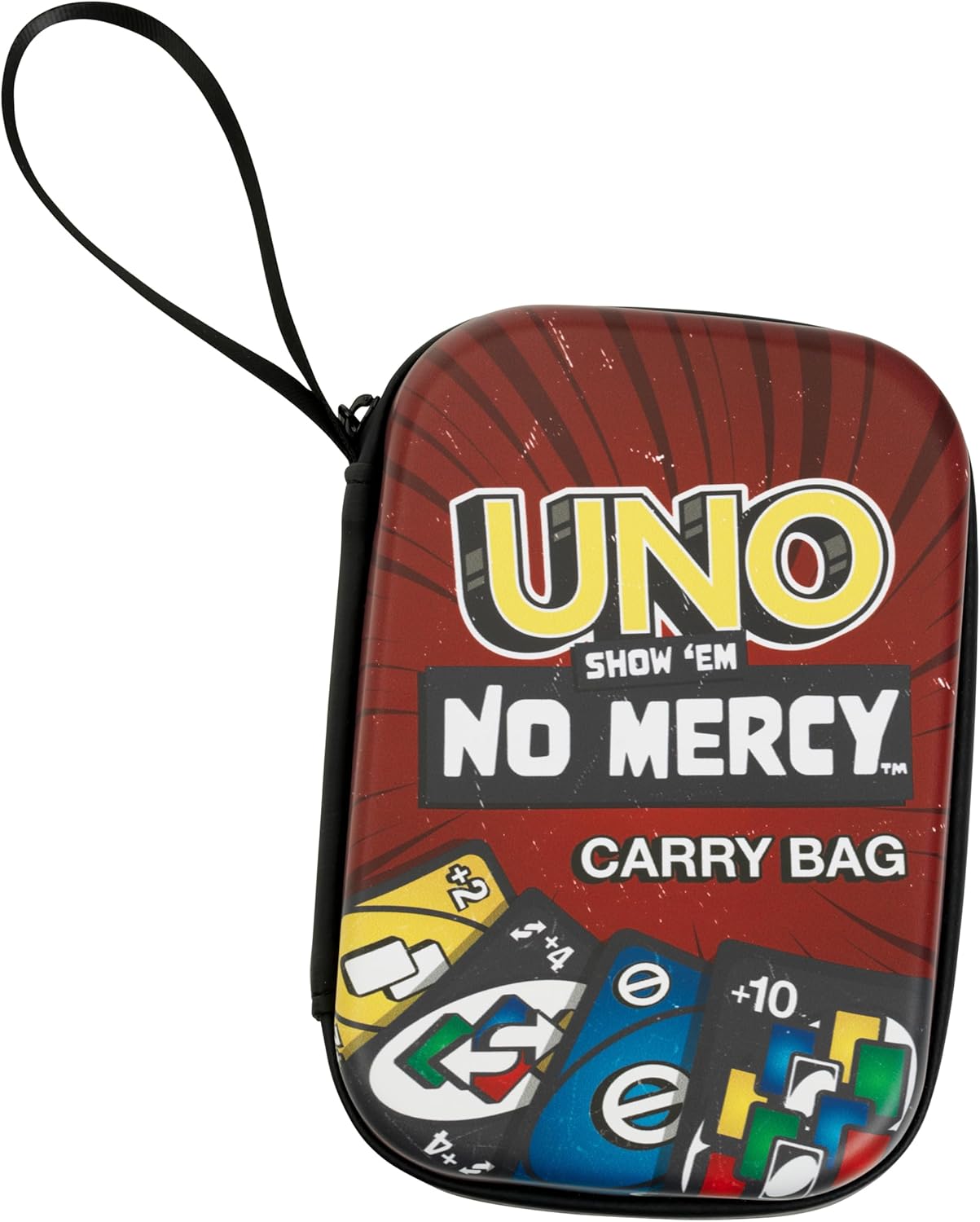 Theo Klein 5974 UNO Show Them no Mercy Carry Bag, Practical Playing Card Bag for Travel, Toy for Children from 3 Years