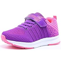 Mitudidi Scarpe Ginnastica Bambina 35 Sneakers Ragazza Scarpe Fitness Al Coperto All’Aperto Traspirante Ragazze Scarpe Bambini Basse Walking Running Basket Corsa Sportive Tennis Multisport Rosa