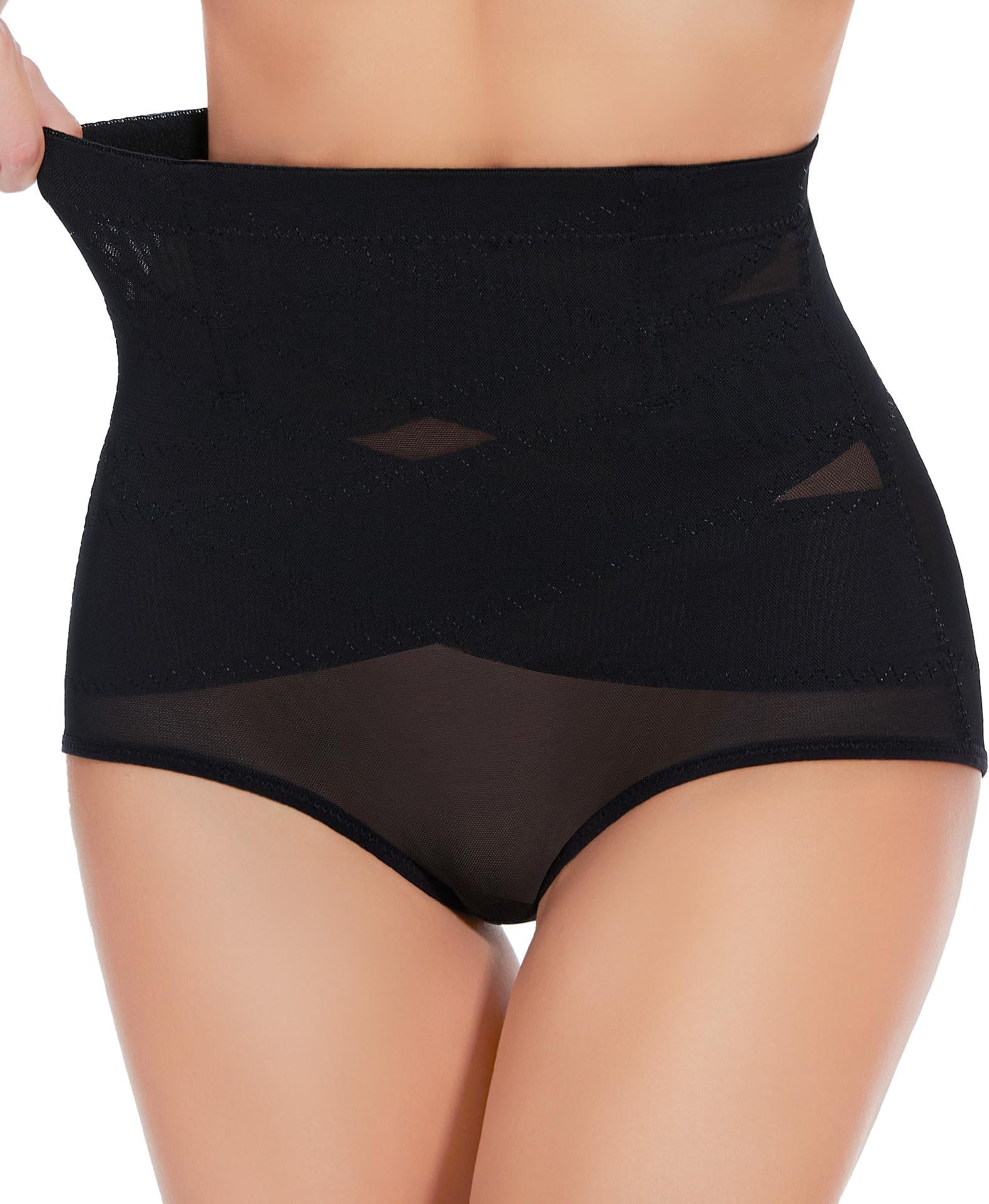 Tummy Control Shapewear Panties for Women-High Waisted Body Shaper Underwear Seamless Shapewear Panty Girdle
