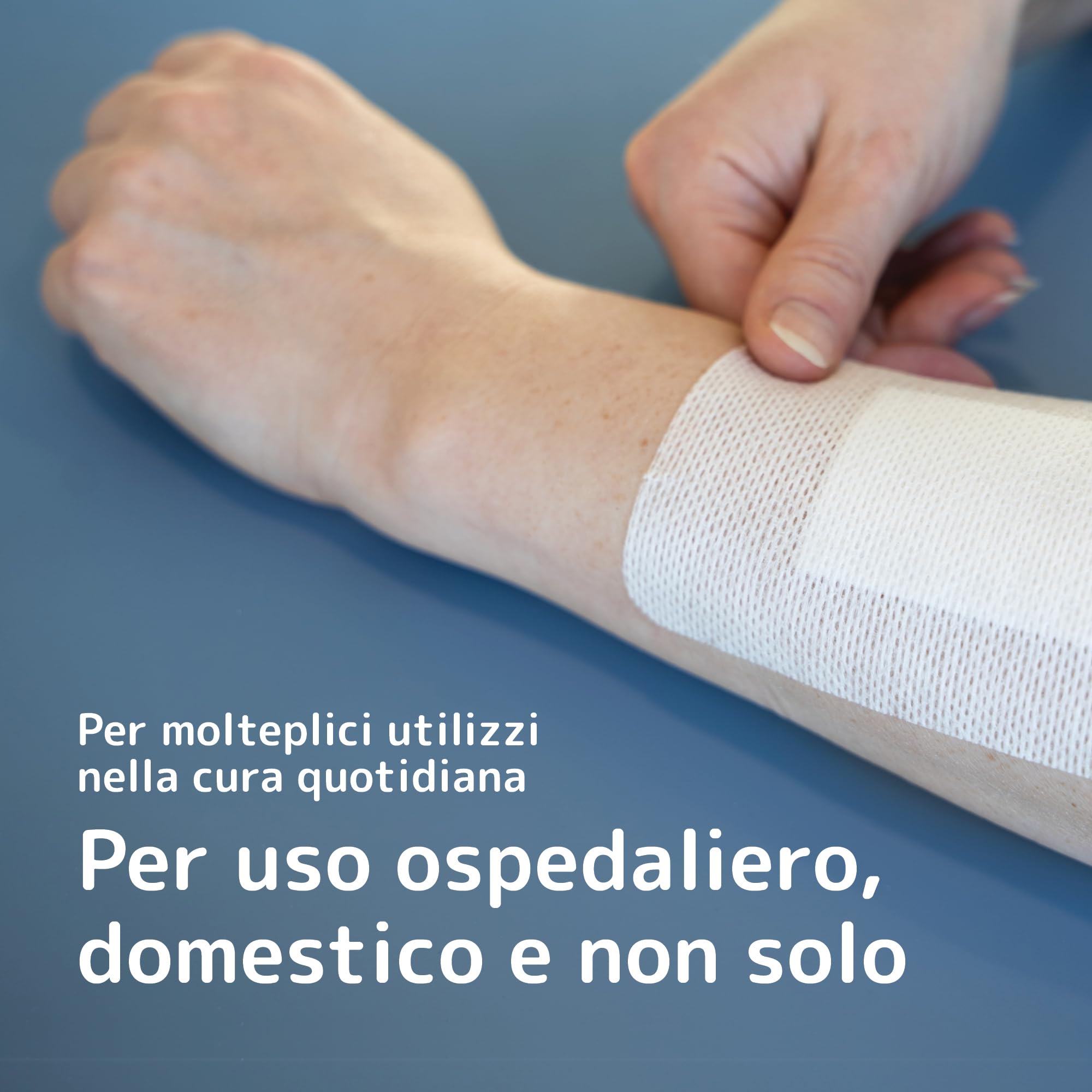 ABENA Medicazione sterile per ferite, 10x20 cm | Confezione da 40 pezzi | Adatte per tagli e ferite | Assorbente | Bianca | Adatto per pelli sensibili