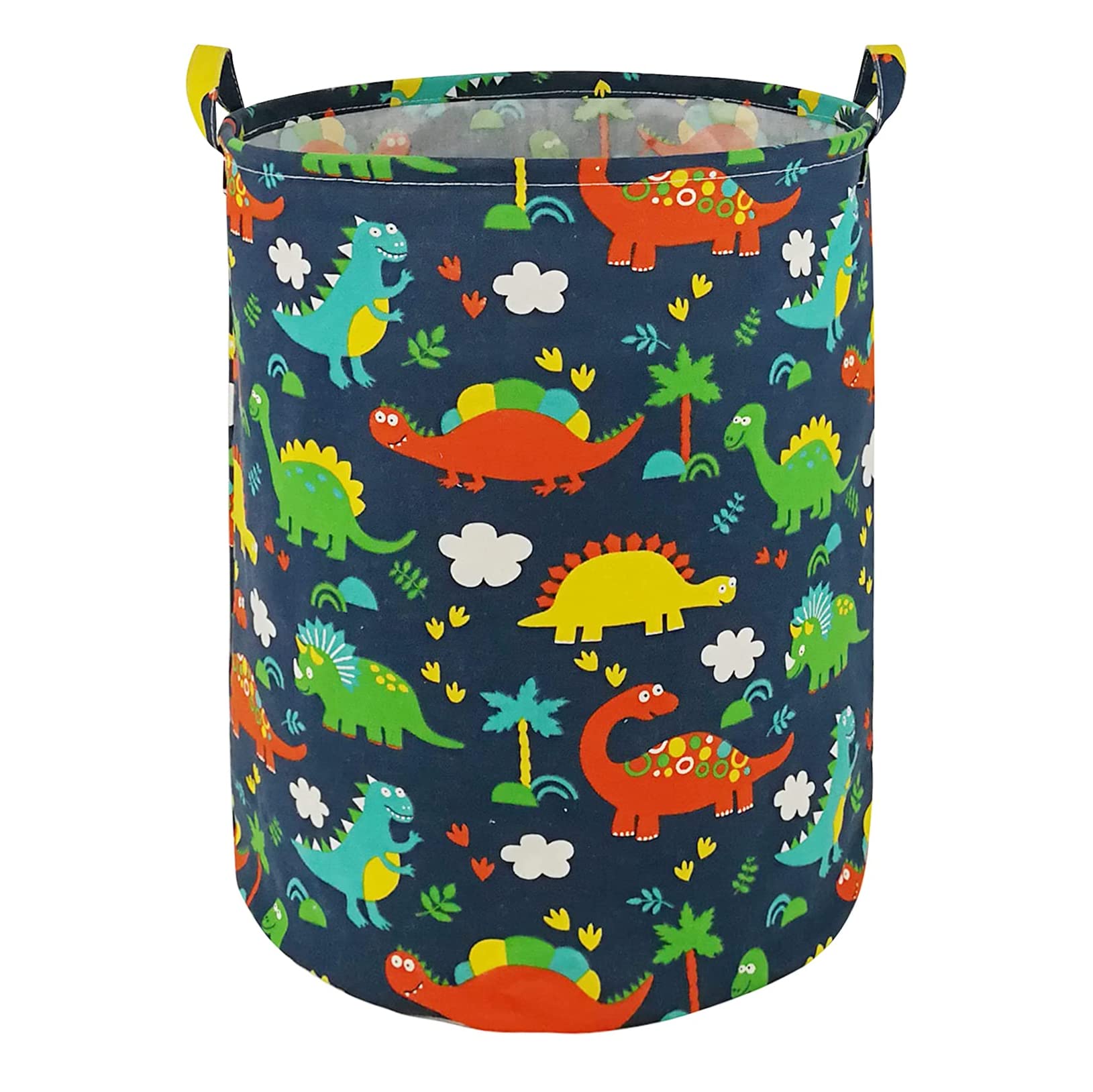 Baby Laundry Basket,Kids Laundry Hamper,Dirty Clothes Fabric Hamper Storage Bin,Toy Organizer for Kids Nursery Decor Bedroom Clothes Toy Basket Gift Basket