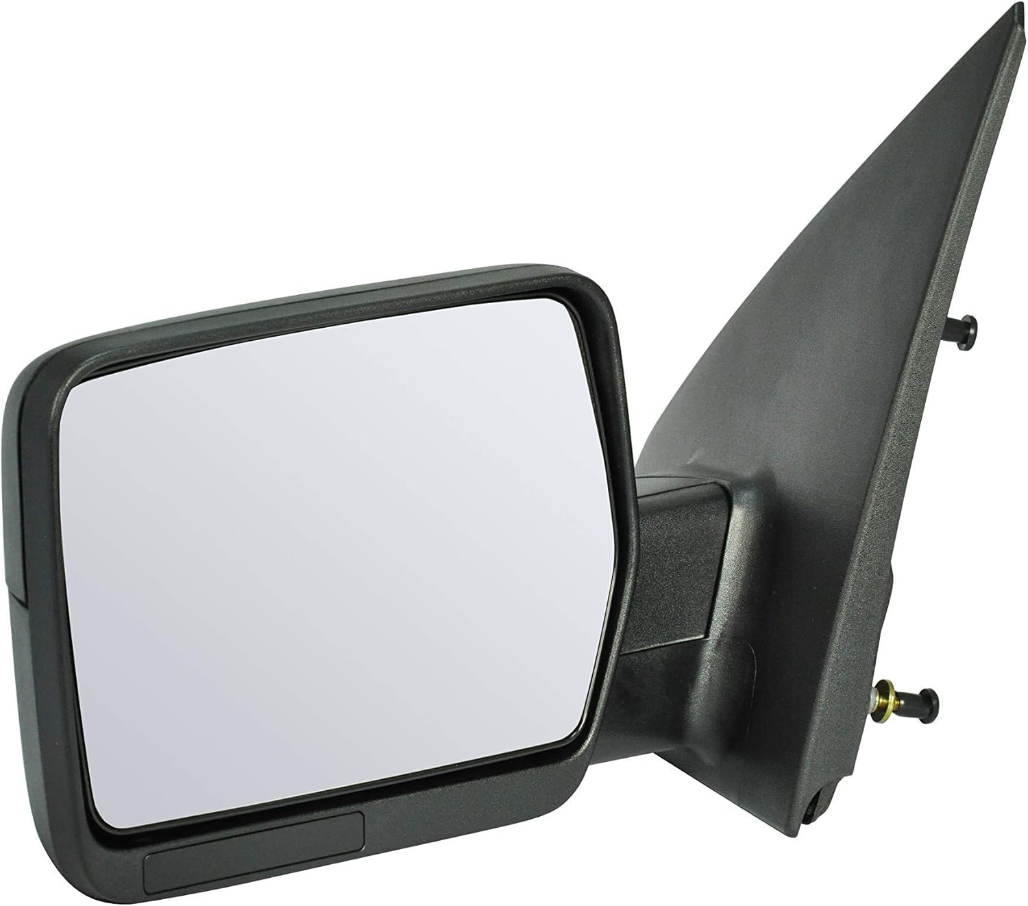 Dependable Direct Driver Side Mirror Fits Ford F-150 2004-2008 – Power Remote, Non-Heated, Non-Folding, Unpainted – Left Rear View Door Mirror OEM, FO1320233, 8L3Z17683EA, 4L3Z17683BAB, 6L3Z17683BA