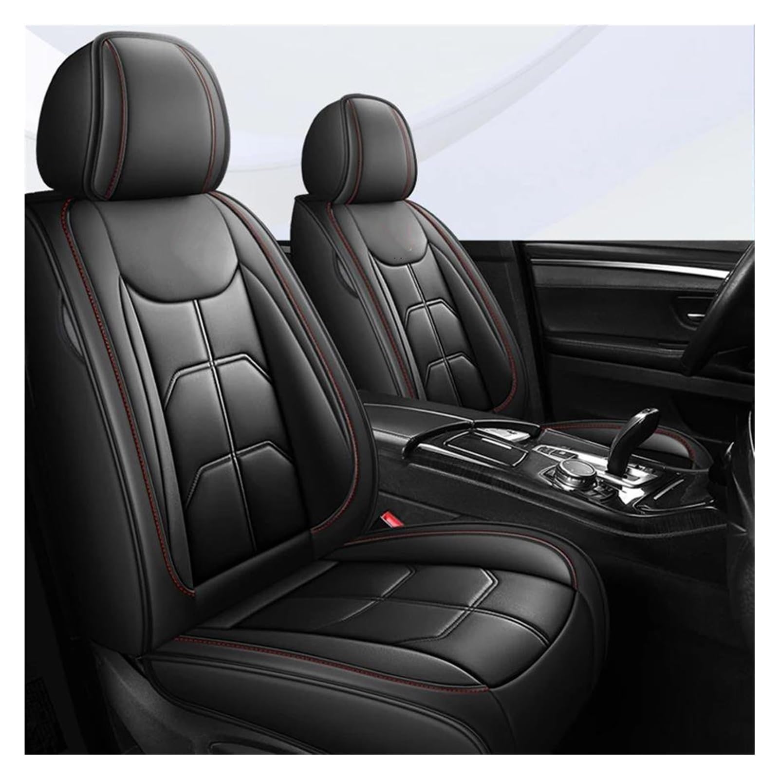Housse De Siège De Voiture, Accessoires De Voiture Pour TOYOTA, Corolla, Camry, RAV4, CHR, Highlander, Land Cuirser Imperméable Protege Siege Voiture Housses ( Couleur : Black 5 Seat , Taille : SE )