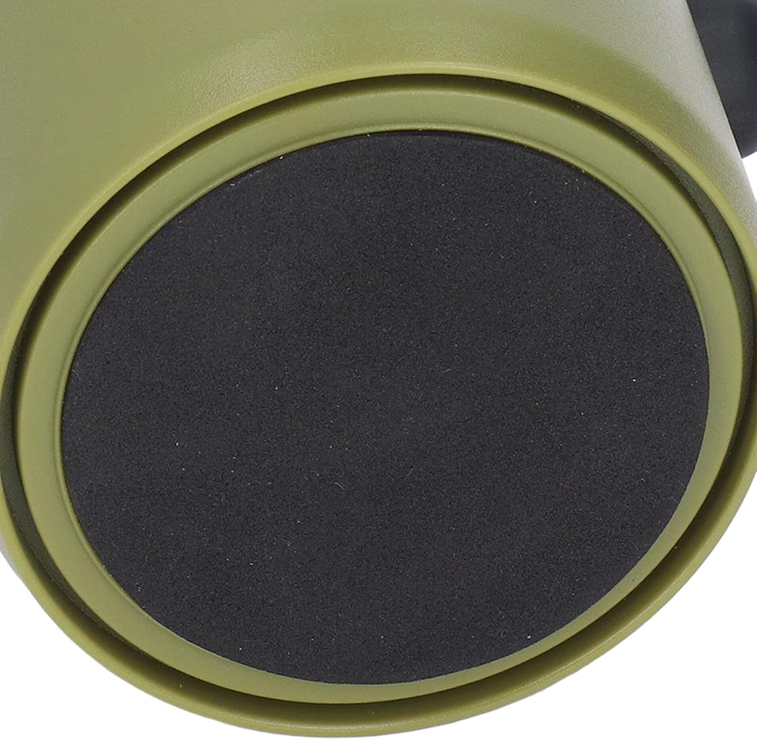 Fdit Coffee Knock Box, Plastic Rubber Coffee Grind Dump Bin with Detachable Bar Non Slip Noise Reduction for Bar Kitchen Home (Green)
