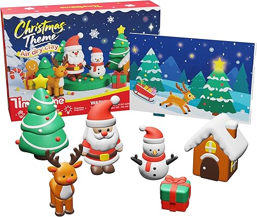 Miniatura 2 de Arcilla seca al aire, 12 cajas de arcilla para modelar para niños, manualidades, juguete de regalo, kit de arcilla seca al aire para niños y niñas