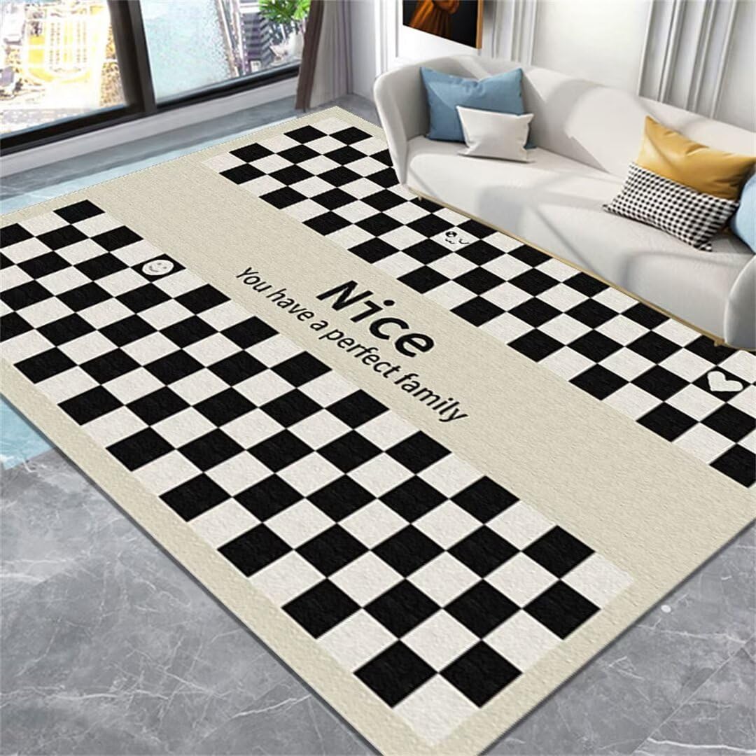 Tapis de chevet doux pour une chambre de fille cocooning