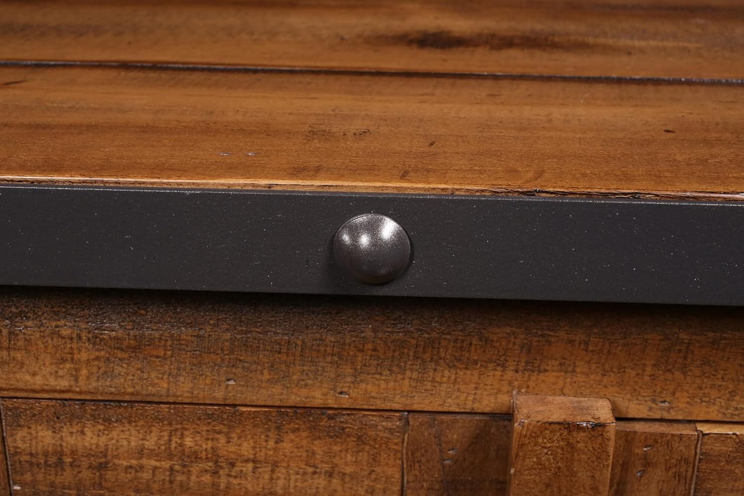 Sunset Trading Rustic City Sideboard, Natural Oak