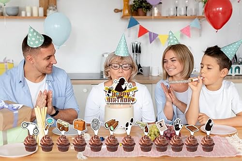 Miniatura 8 de 25 piezas de decoración para tartas de detective, decoraciones para tartas de detectives, decoraciones de fiesta de detective, suministros de fiesta