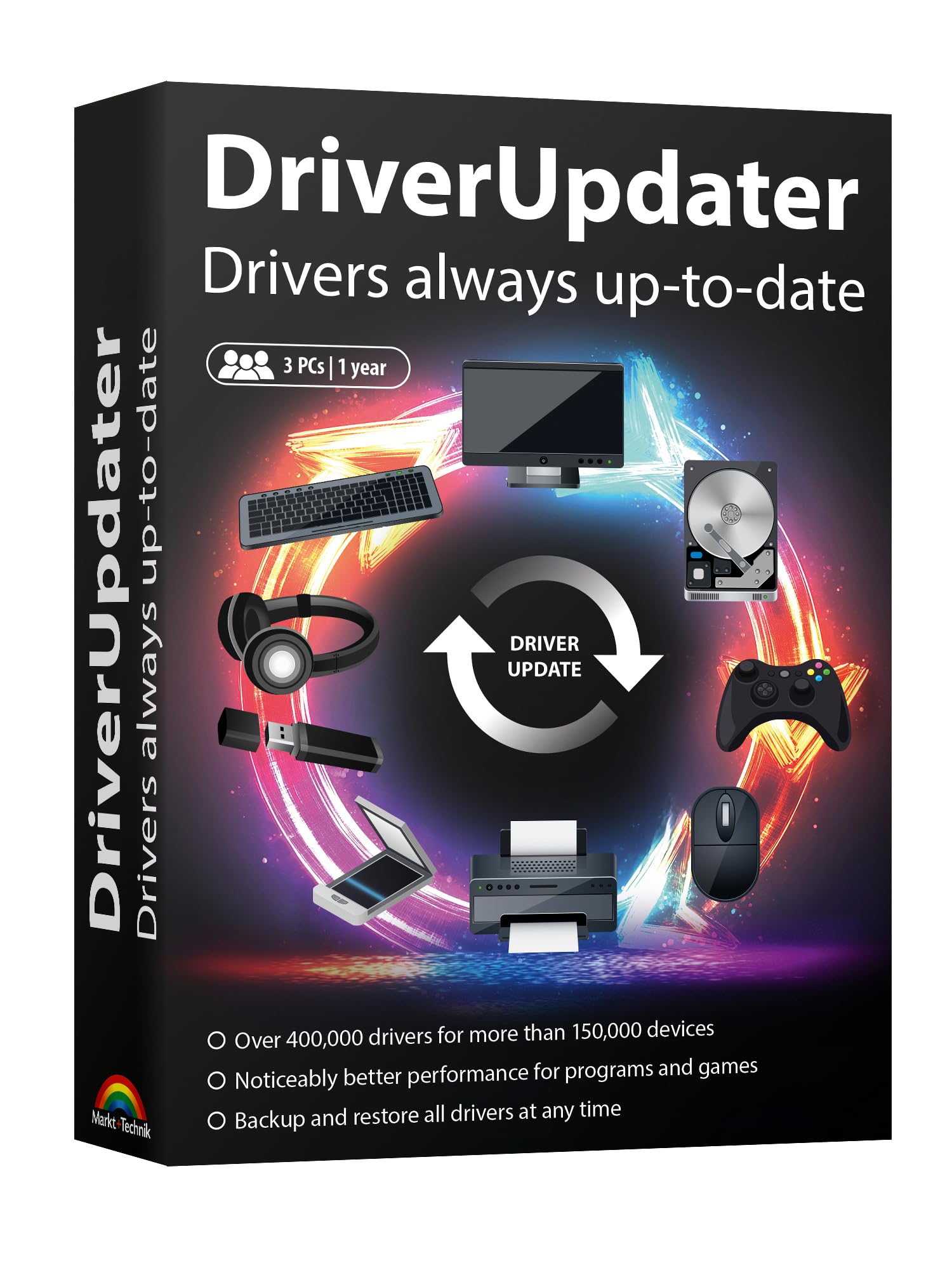 DriverUpdater - Automatically update Windows device drivers, faster and more stable Windows for Win 11, 10, 8, 7
