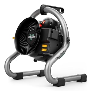 Vornado Velocity HD 2025 Garage Space Heater with Fan Tilt Head Advanced Safety Features Glove-Friendly Controls Removable Pre-Filter