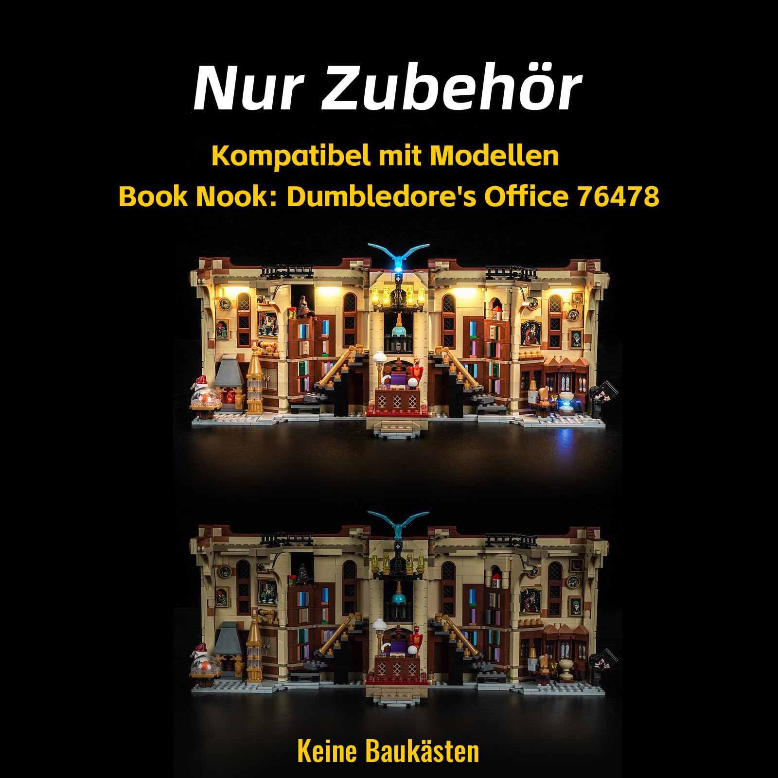 Zestaw świateł LED kompatybilny z Lego 76478 Dumbledore's Office (nie jest