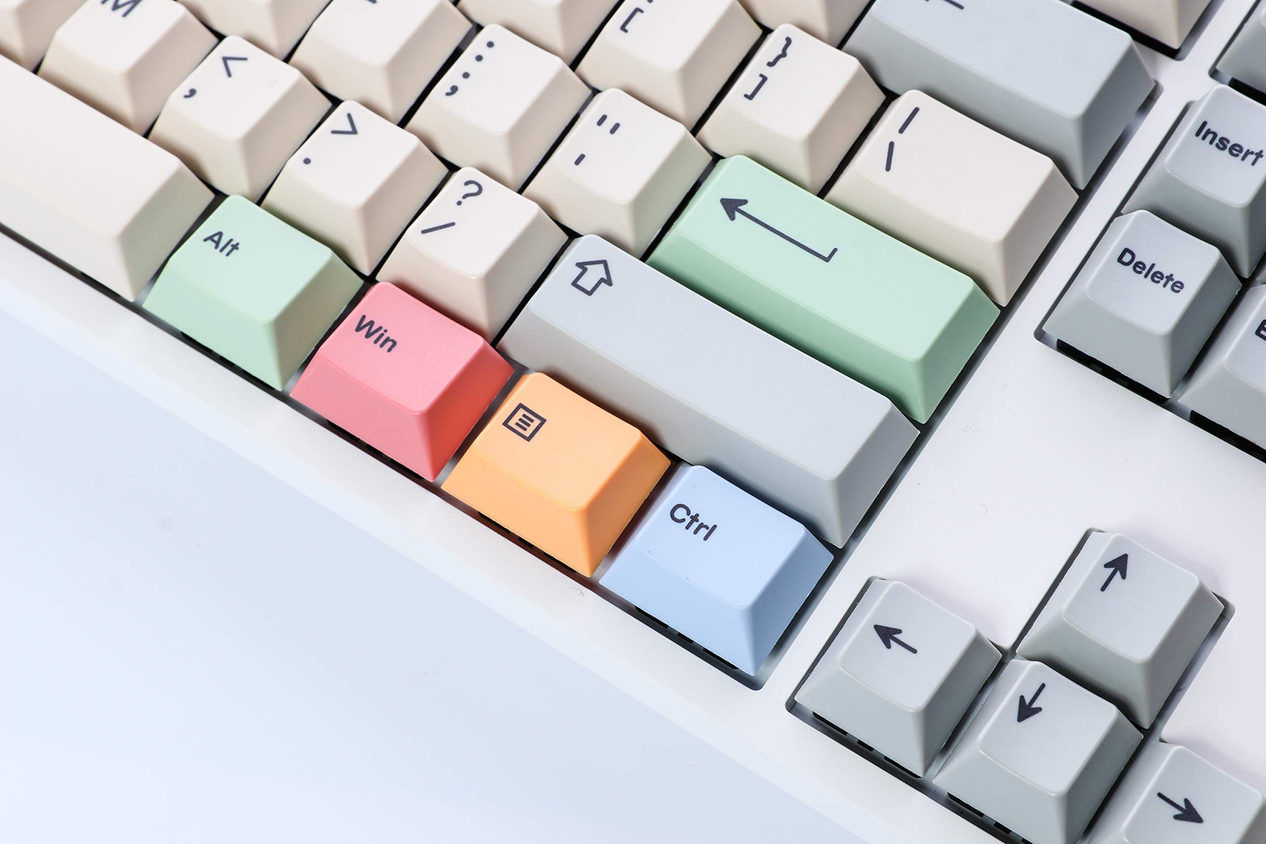 HK Gaming Dye Sublimation Keycaps Cherry Profile Thick PBT Keysets