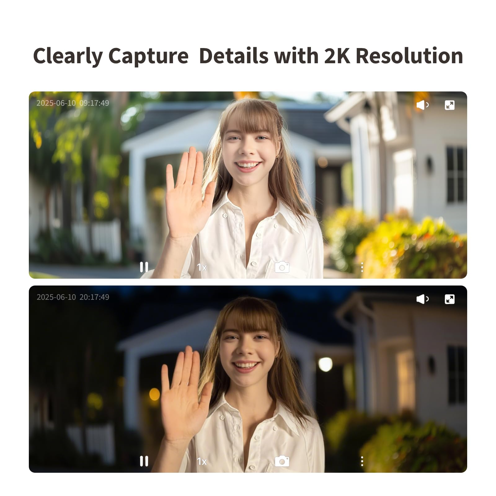 Aqara Smart Doorbell Camera G410 with Chime, 2K, HomeKit Secure Video, 2-Way Audio, Built-in Matter Hub, Wireless/Wired - Image 4