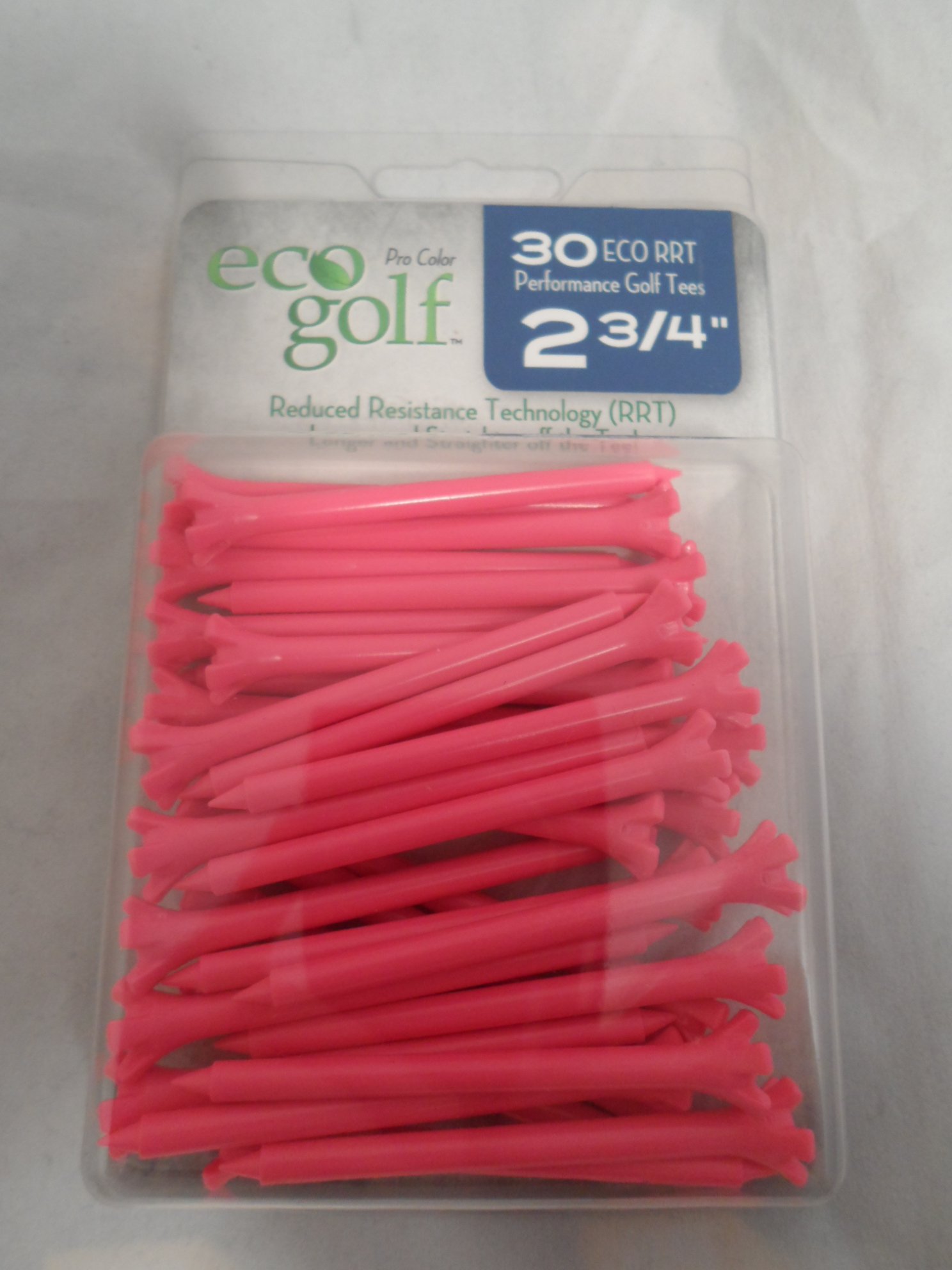 2.75" Eco RRT Bright Pink Golf Tees
