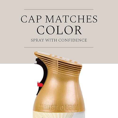 Miniatura 7 de Rust-Oleum 342918 Pintura en aerosol metálica envejecida universal para todas las superficies, 11 onzas, oro vintage (paquete de 2)